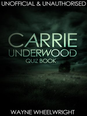 cover image of Carrie Underwood Quiz Book